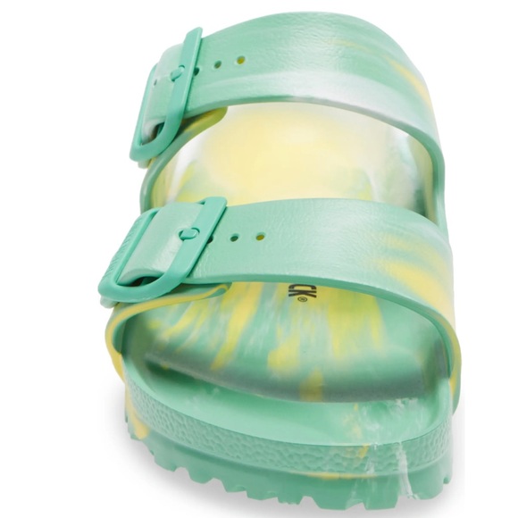 Birkenstock Arizona Slides Sandal Essentials 2 Straps Waterproof Rubber Tie Dye - Picture 4 of 6